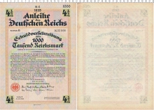 Продать Банкноты Третий Рейх 1000 марок 1935 
