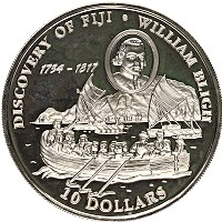 Продать Монеты Фиджи 10 долларов 1993 Серебро