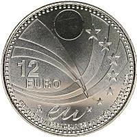 Продать Монеты Испания 12 евро 2010 Серебро