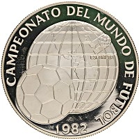 Продать Монеты Панама 5 бальбоа 1982 Серебро