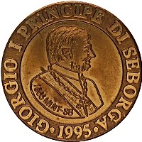 Продать Монеты Себорга 1 луиджино 1995 Медь
