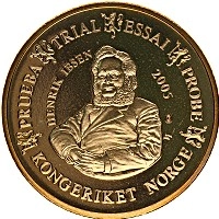 Продать Монеты Норвегия 50 евроцентов 2005 Латунь