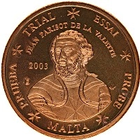 Продать Монеты Мальта 2 евроцента 2003 Бронза