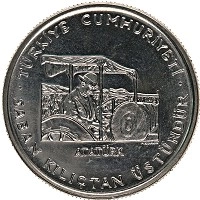 Продать Монеты Турция 1 лира 1979 Медно-никель