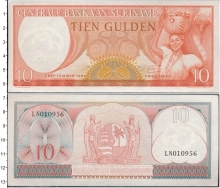 Продать Банкноты Суринам 10 гульденов 2000 