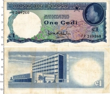 Продать Банкноты Гана 1 седи 1965 