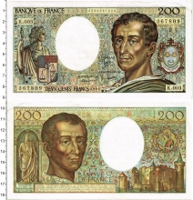 Продать Банкноты Франция 200 франков 0 