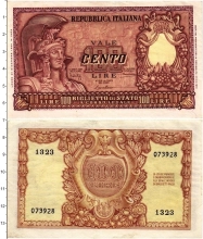 Продать Банкноты Италия 100 лир 1951 