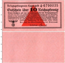 Продать Банкноты Третий Рейх 10 пфеннигов 1942 