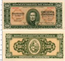 Продать Банкноты Уругвай 50 сентесим 1939 