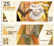 Продать Банкноты Аруба 25 флоринов 2008 