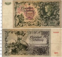 Продать Банкноты Австрия 100 шиллингов 1949 