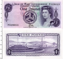 Продать Банкноты Остров Мэн 1 фунт 1979 