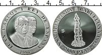 Продать Монеты Испания 2000 песет 1990 Серебро