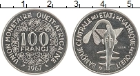 Продать Монеты КФА 100 франков 1967 Медно-никель