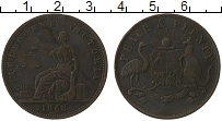 Продать Монеты Австралия 1 пенни 1858 Медь