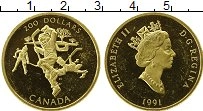 Продать Монеты Канада 200 долларов 1991 Золото