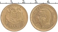 Продать Монеты Монако 1 франк 1945 Бронза