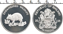 Продать Монеты Малави 10 квач 2005 Посеребрение