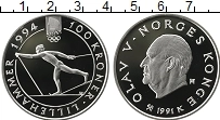 Продать Монеты Норвегия 100 крон 1991 Серебро