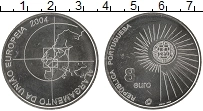 Продать Монеты Португалия 8 евро 2004 Серебро