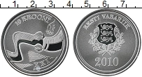 Продать Монеты Эстония 10 крон 2010 Серебро