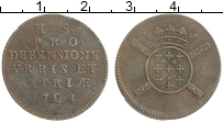 Продать Монеты Франция 10 соль 1708 Медь