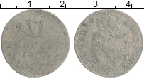 Продать Монеты Баден 6 крейцеров 1804 Серебро