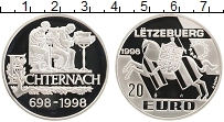 Продать Монеты Люксембург 20 евро 1998 Серебро