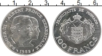 Продать Монеты Монако 100 франков 1982 Серебро