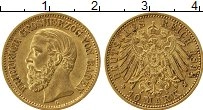 Продать Монеты Баден 10 марок 1898 Золото