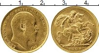 Продать Монеты Австралия 1 соверен 1908 Золото
