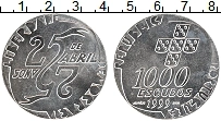 Продать Монеты Португалия 1000 эскудо 1999 Серебро