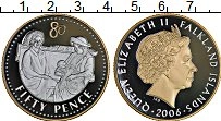 Продать Монеты Фолклендские острова 50 пенсов 2006 Серебро