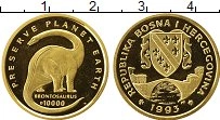 Продать Монеты Босния и Герцеговина 10000 динар 1993 Золото