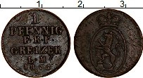 Продать Монеты Гессен-Кассель 1 Пфенниг 1828 Медь