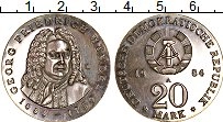 Продать Монеты ГДР 20 марок 1984 Серебро