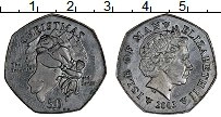 Продать Монеты Остров Мэн 50 пенсов 2003 Медно-никель