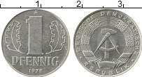 Продать Монеты ГДР 1 пфенниг 1975 Алюминий