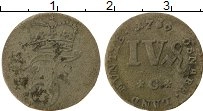 Продать Монеты Оснабрук 4 пфеннига 1766 Серебро