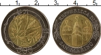Продать Монеты Сан-Марино 500 лир 2001 Биметалл