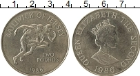 Продать Монеты Остров Джерси 2 фунта 1986 Медно-никель