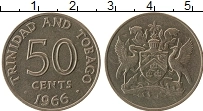 Продать Монеты Тринидад и Тобаго 50 центов 1966 Медно-никель