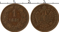 Продать Монеты Австрия 1 крейцер 1879 Медь