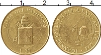 Продать Монеты Ватикан 20 лир 2000 Латунь