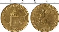 Продать Монеты Ватикан 200 лир 2000 Латунь