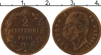 Продать Монеты Италия 2 сентесимо 1898 Медь
