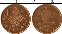 Продать Монеты Свазиленд 1 цент 1986 Медь