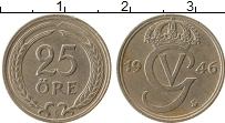Продать Монеты Швеция 25 эре 1946 Медно-никель