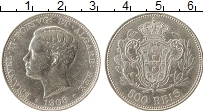 Продать Монеты Португалия 500 рейс 1908 Серебро